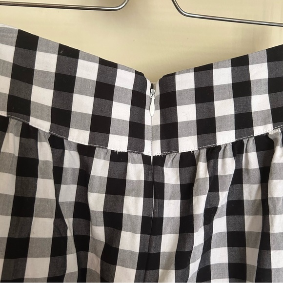 J CREW Gingham Flounce Hem Midi Skirt 10 - Picture 8 of 8